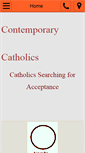 Mobile Screenshot of contemporarycatholics.org