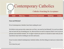 Tablet Screenshot of contemporarycatholics.org